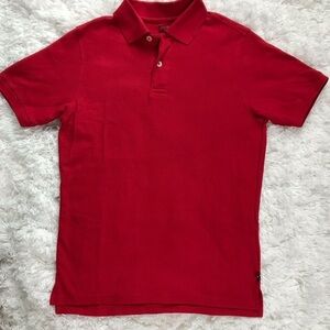 Men’s Lee Red Short Sleeve Polo Shirt Size Small